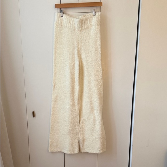 SKIMS Cream Wide-Leg Pants - Picture 2 of 7